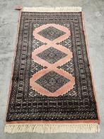 Handgeknoopt oosters wol Jaldar tapijt pink Nomad 62x100cm, Persian Perzisch vintage oosters hype, Gebruikt, 50 tot 100 cm, Crème