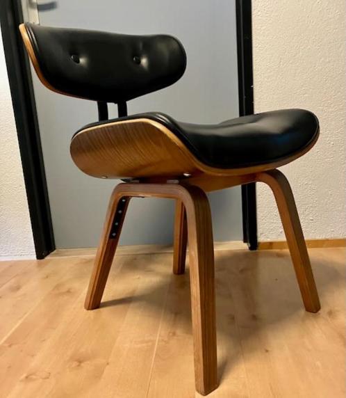 Dutchbone Blackwood stoel - eetkamerstoel - burostoel, Huis en Inrichting, Stoelen, Zo goed als nieuw, Eén, Hout, Kunststof, Metaal