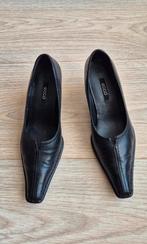 Ecco Pumps Leer Zwart Maat 38, Ecco, Zwart, Ophalen of Verzenden, Gedragen