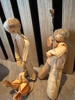 Vintage maiskolf handgemaakte poppetjes (corn husk), Verzenden, Mais, Mais, Zo goed als nieuw