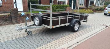 Koopje!!! Zgoh grote enkelasser, aanhanger, aanhangwagen  beschikbaar voor biedingen