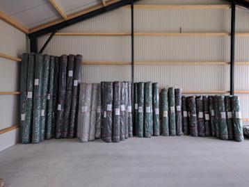 Zwart windbreekgaas 300 grams m2/80% windreductie 2 m. hoog! beschikbaar voor biedingen