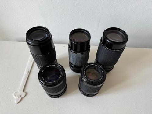 Set van 5 Sigma telezoomlenzen – moet weg ivm verhuizing, Audio, Tv en Foto, Fotografie | Lenzen en Objectieven, Gebruikt, Telelens
