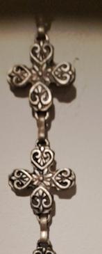 ketting riem met zilverkleurige kruisen uit jaren 80, Kleding | Dames, Riemen en Ceinturen, Ophalen, Zo goed als nieuw, Overige kleuren