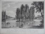 Jean-Michel Moreau gravure "Tombeau de J. J. Rousseau", 1778, Antiek en Kunst, Kunst | Etsen en Gravures, Ophalen