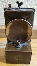 Binnenwerk van een oude carbid-seinlamp spoorwegen., Antiek en Kunst, Antiek | Lampen, Ophalen of Verzenden