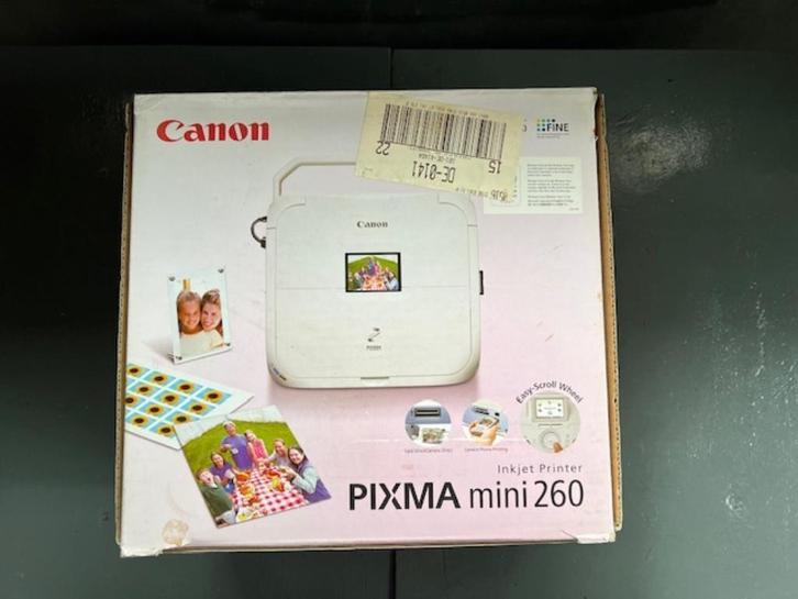 Canon PIXMA mini 260 foto printer, Computers en Software, Printers, Zo goed als nieuw, Printer, Inkjetprinter, Kleur printen, Draadloos