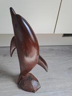 Houtsnijwerk dolfijn, Antiek en Kunst, Ophalen