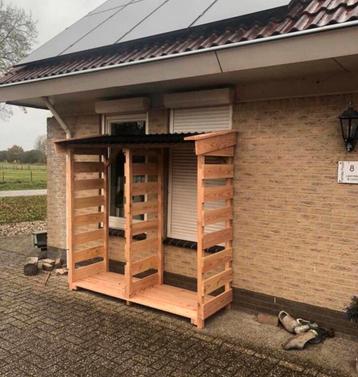 Houtopslag 200 bij 200 en 65 diep dakmaat 200x 80 beschikbaar voor biedingen