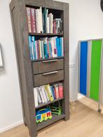 Mooie houten kast met 2 laden., Huis en Inrichting, Kasten | Boekenkasten, Ophalen, Gebruikt, 50 tot 100 cm, 150 tot 200 cm