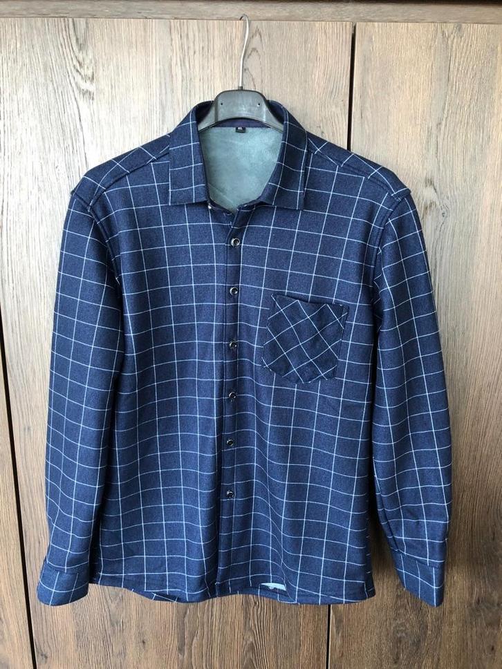 3 NIEUWE heren winter blouses, maat XS, Kleding | Heren, Overhemden, Nieuw, Halswijdte 38 (S) of kleiner, Blauw, Verzenden
