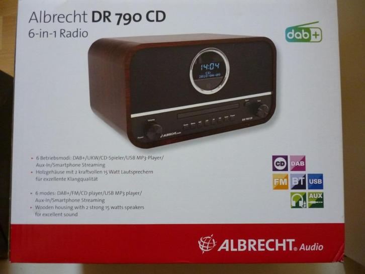 radio albrecht dr790 cd NIEUW dab+ CD Bluetooth, Audio, Tv en Foto, Radio's, Nieuw, Radio, Met cd-speler, Ophalen of Verzenden
