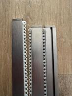 Rvs gordijnrails 3 keer 3 meter, Huis en Inrichting, Stoffering | Gordijnen en Lamellen, Ophalen, Zo goed als nieuw, 200 cm of meer