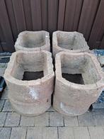 22 betonnen bloembakken, Ophalen, Gebruikt, Minder dan 30 cm, Minder dan 60 cm