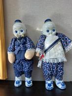 Vintage Porseleinen Pop in Delft Blauw Stijl – 2 stuks, Antiek en Kunst, Ophalen of Verzenden