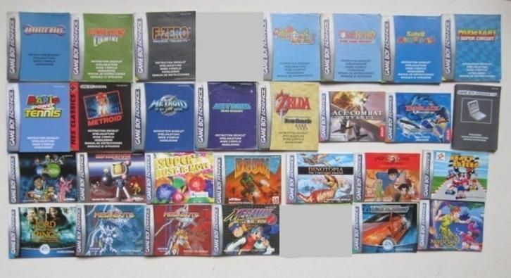 Nintendo boekjes Gameboy Game Boy * Classic Color Advance, Spelcomputers en Games, Games | Nintendo Game Boy, Overige genres, 1 speler