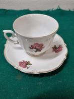 Kop en schotel bavaria roos, Antiek en Kunst, Antiek | Servies los, Ophalen of Verzenden