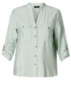 Mint blouse Willemke van Yesta Maat 52 nu €37,50, Kleding | Dames, Grote Maten, Blouse of Tuniek, Ophalen of Verzenden, Y, Y