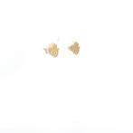 14k gouden oorbellen met “hand van Fatima”, Sieraden, Tassen en Uiterlijk, Ophalen of Verzenden, Zo goed als nieuw, Goud