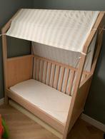 Bopita my first house meegroei ledikant naturel, Kinderen en Baby's, Kinderkamer | Bedden, Ophalen, 140 tot 160 cm, Zo goed als nieuw