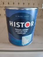 Histor Tegelverf Zijdeglans 750ml Wit, Wit, Ophalen of Verzenden, Zo goed als nieuw, Lak
