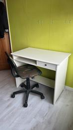 Gratis bureau met stoel, Ophalen