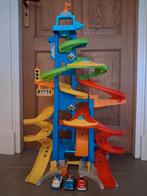 Fisher price little people racebaan + 3 auto's, Kinderen en Baby's, Speelgoed | Fisher-Price, Ophalen, Gebruikt, Auto of Voertuig