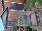 Grote complete vogelkooi., Ophalen, Zo goed als nieuw, Metaal, Vogelkooi