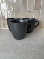 Zwarte mokken, Huis en Inrichting, Keuken | Servies, Ophalen of Verzenden, Zo goed als nieuw, Overige stijlen, Kop(pen) en/of Schotel(s)