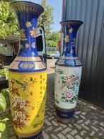 2 Zeldzame gigantisch grote Chinese Vazen ! +- 2 Meter hoog, Ophalen of Verzenden
