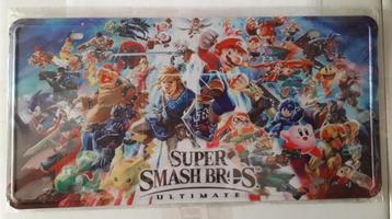 Super Smash Bros Ultimate 15x30 cm Reclamebord  beschikbaar voor biedingen