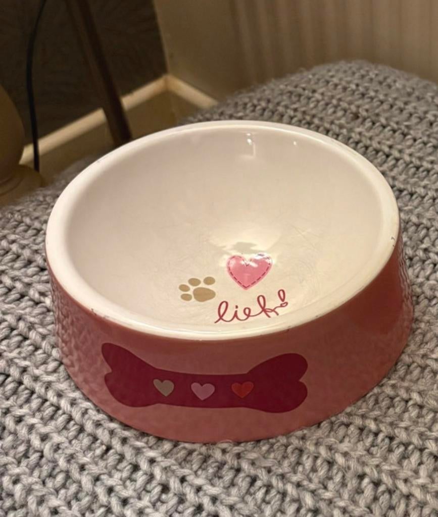 Lief honden/katten voerbakjes, Ophalen of Verzenden, Gebruikt