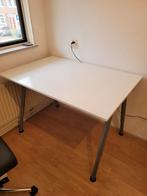 Wit Bureau met poten van de Ikea Galant, Ophalen, 50 tot 100 cm, Zo goed als nieuw, Modern