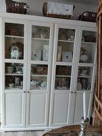 Mooie grote witte landelijke buffetkast incl. verlichting, Huis en Inrichting, Ophalen, 200 cm of meer, Zo goed als nieuw, 200 cm of meer