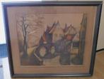 Robert van der Vinck (1914-1981) gesigneerde ets, Antiek en Kunst, Kunst | Etsen en Gravures, Ophalen