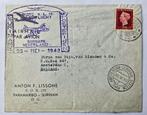 Eerste vlucht KLM Suriname Nederland 1949., Postzegels en Munten, Brieven en Enveloppen | Nederland, Envelop, Ophalen of Verzenden