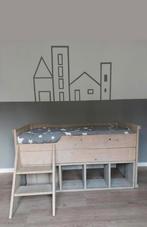Peuterbed van steigerhout, Ophalen, 90 cm, Eenpersoons, Zo goed als nieuw