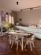 Friso Kramer Revolt stoelen - Ahrend - set van 5, Ophalen, Gebruikt, Wit, Metaal