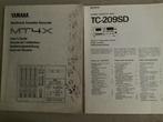 Handleiding cassette deck sony/yamaha, Ophalen of Verzenden, Sony
