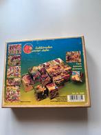 Houten doos met 5 blokjes puzzels, Minder dan 10 stukjes, Gebruikt, Ophalen of Verzenden