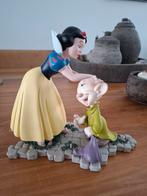 Disney beeld demons & merveilles dopey snowwhite sneeuwwitje, Ophalen, Sneeuwwitje of Doornroosje, Zo goed als nieuw, Beeldje of Figuurtje
