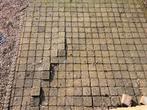 Straatklinkers / kleine stenen 10x10cm geel ongeveer 10m2, Tuin en Terras, Ophalen, Gebruikt, Klinkers, 5 tot 10 m²