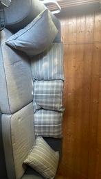 Bankstel en fauteuil, Huis en Inrichting, Banken | Bankstellen, Ophalen, Gebruikt, 75 tot 100 cm, Rechte bank