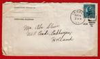 Envelop uit Chicago naar Enkhuizen - 1928 (pst.st.Chicago), Postzegels en Munten, Ophalen of Verzenden, Envelop