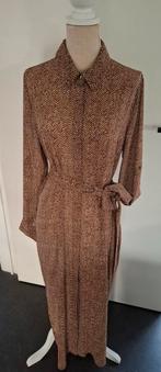 Dante 6 prachtige tijdloze zomerjurk bruin/beige maat 3, Ophalen of Verzenden, Zo goed als nieuw, Beige, Onder de knie
