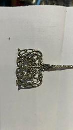 Zilver schepje 4x 10 cm, gedecoreerd met fruitmand, Antiek en Kunst, Antiek | Goud en Zilver, Verzenden, Zilver
