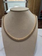 14k Gouden Fantasie Dames Ketting - 45cm, 31 gram, Sieraden, Tassen en Uiterlijk, Kettingen, Goudpunt, Nieuw, Ophalen of Verzenden