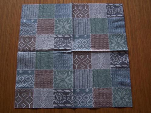 Servetten per stuk nr.17 (PATCHWORK), Hobby en Vrije tijd, Knutselen, Nieuw, Materiaal, Ophalen of Verzenden
