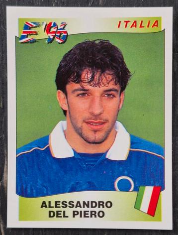 Panini sticker Alessandro Del Piero - Italië, EK 1996 beschikbaar voor biedingen