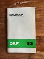 Instructieboekje & onderhoudsboekje DAF 33 1972/1974, Auto diversen, Handleidingen en Instructieboekjes, Ophalen of Verzenden